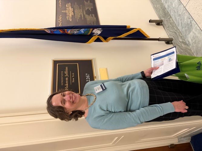 Colleen Heflin at Rep Jeffries office